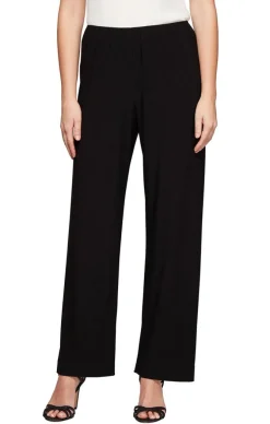 Matte Jersey Straight Leg Long Pant