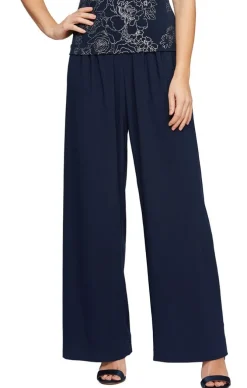 Petite Matte Jersey Straight Leg Long Pant