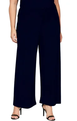 Plus Matte Jersey Straight Leg Long Pant